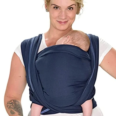 Afbeelding van Hoppediz Geweven babydraagdoek vanaf de geboorte, 100% katoen, Helsinki 5,40 m