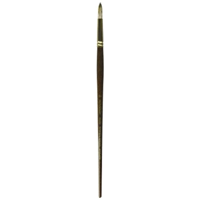 Afbeelding van Winsor &amp; Newton 5503014 Monarch professioneel synthetisch haar penseel voor olieverf of acrylverf Rond Nr.14,