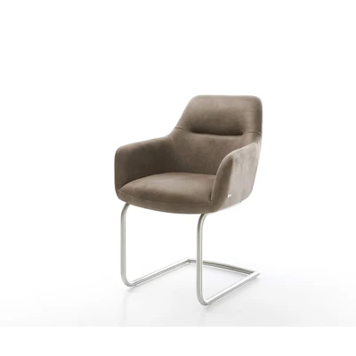 Afbeelding van sledemodel Pejo Flex rond roestvrij staal taupe vintage