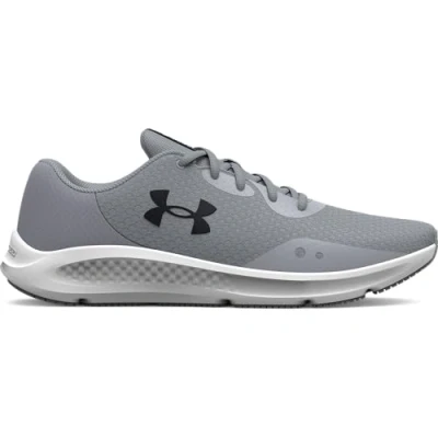 Afbeelding van Under Armour Charged Pursuit 3 Hardloopschoenen neutraal, Heren, Maat: 41, mod gray / black Textiel/ synthetisch