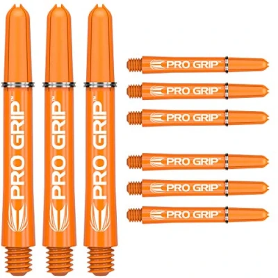 Afbeelding van Target Darts 3 x Sets van Oranje Pro Grip Schacht Kort 9 in Totaal