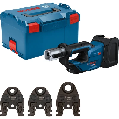 Afbeelding van Bosch Blauw GPT 18V 19 Accu Perstang 3 Persbekken TH In L Boxx 06019M2004