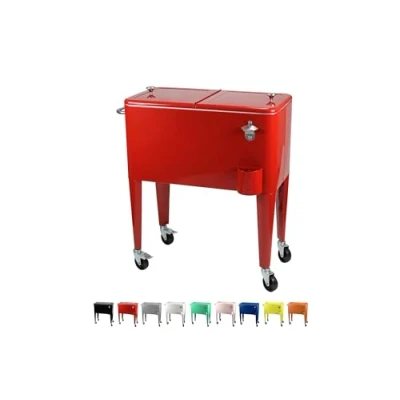 Afbeelding van Kailua Cooler Koelbox, koelwagen, drankkoeler (rood)