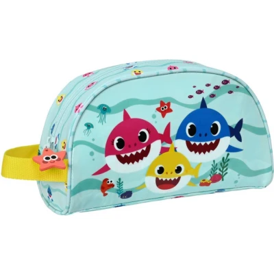 Afbeelding van Baby Shark Toilettas, Beach Day 26 x 15 12 cm Polyester