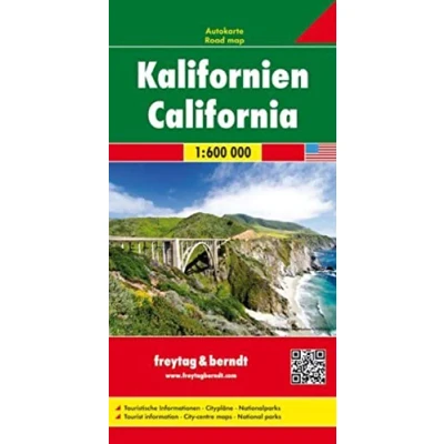 Afbeelding van F&amp;B Californië: Wegenkaart 1:500 000: AK 204