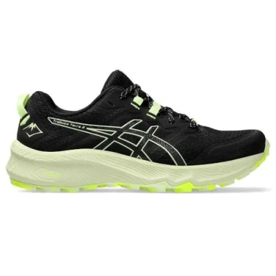 Afbeelding van Asics Trabuco Terra 2 Trail hardloopschoenen, Dames, Maat: 39, Black/cool matcha Textiel/ synthetisch