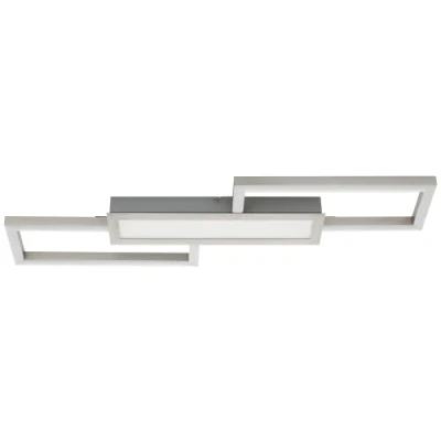 Afbeelding van EGLO Monirote Plafondlamp LED 78 cm Grijs/Wit Dimbaar