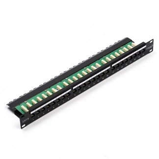 Afbeelding van Patchpaneel Cat6 U/UTP 19 inch (24 poorts, 1U, Horizontaal)