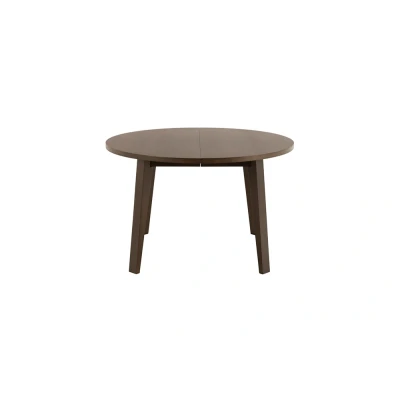 Afbeelding van Hip District Uitschuifbare Eettafel Cille Eiken Fineer Donkerbruin 120/220x120cm