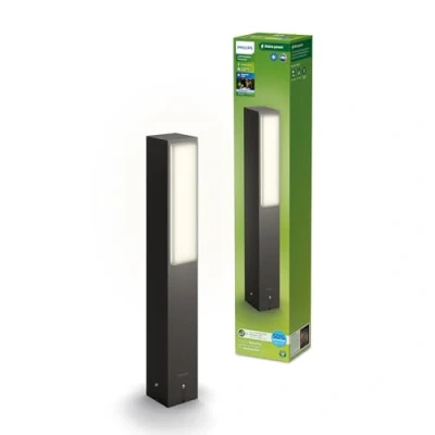 Afbeelding van Philips Stratosphere Ultra Efficient Sokkellamp voor Buiten 3.8W 4000K Koelwit Licht IP44 Weerbestendig Antraciet