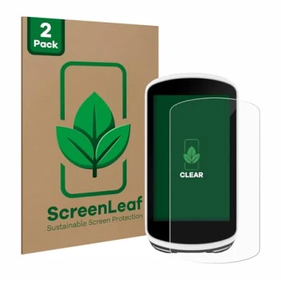 Afbeelding van ScreenLeaf Screenprotector voor Garmin Edge 1030 Duurzame schermbescherming Folie Beschermfolie transparant (2 Stuks)