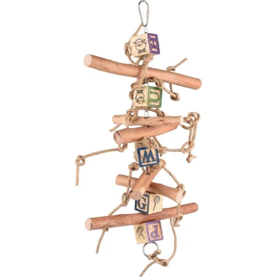 Afbeelding van Vogelspeelgoed Kooihanger Birma Strip Papier