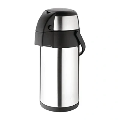 Afbeelding van Olympia Pomp Actie Airpot 3Ltr 370X151mm RVS Theepot Infuser