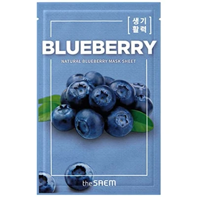 Afbeelding van Natural Blueberry Mask Sheet Mascarilla Arándano 21 ml