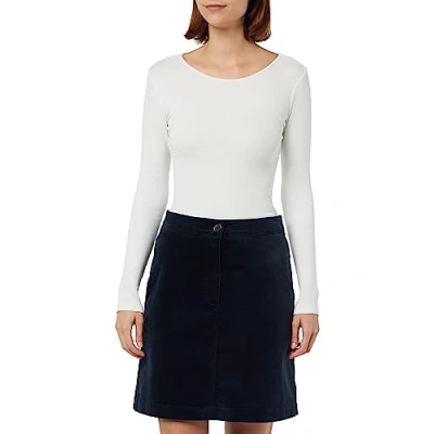 Afbeelding van Marc O&#039;Polo FIT Patch Pockets Sportive Details Minirok, Dames, Maat: 34, Deep blue sea