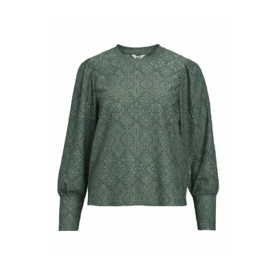 Afbeelding van Object OBJFEODORA L/S TOP NOOS, Dark Forest, XS