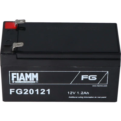 Afbeelding van Fiamm FG20121 batterij 1200 mAh loodbatterij 12 volt met mAh, 2 x 4,8 mm stekkercontacten