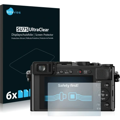 Afbeelding van Savvies (6 Stuks) Schermbeschermer voor Panasonic Lumix DMC LX100 Screen Protector Ultra Transparant
