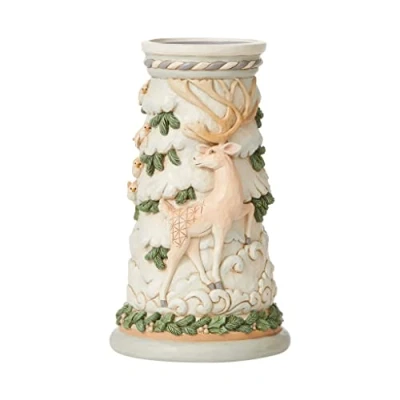 Afbeelding van Enesco Jim Shore Heartwood Creek Woodland Deer Kaarsenhouder zonder kaars