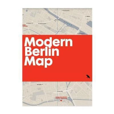 Afbeelding van Modern Berlin map: Guide to 20th century architecture in