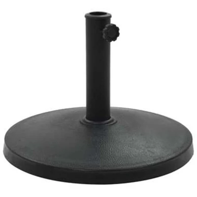 Afbeelding van Parasolvoet rond 10 kg polyresin zwart