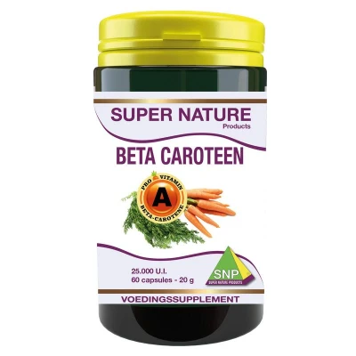 Afbeelding van Snp Beta Caroteen 25000iu, 60 capsules
