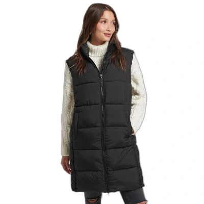 Afbeelding van Superdry Bodywarmer, Dames, Maat: Medium, Noir