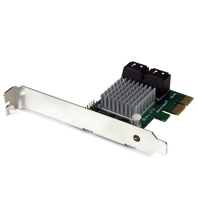 Afbeelding van StarTech.com 4 poorts PCI Express 2.0 SATA III 6 Gbps RAID controllerkaart met HyperDuo SSD Tiering