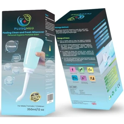 Afbeelding van Draagbaar bidet voor Postpartum 350 ml, perineale wasfles na de geboorte, ondersteboven knijpfles, Essentials Clean Personal Hygiëneverzorging