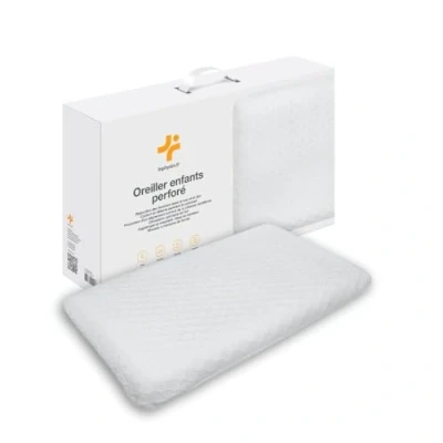 Afbeelding van Inphysio® Kinderkussen 2 jaar, Kinderkussen, Plat kussen, Geheugenschuimkussen, Ergonomisch nekkussen, Babykussen, Bamboe stof, Hypoallergeen, 50 x 30 5,5cm