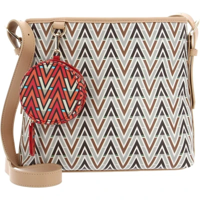 Afbeelding van VALENTINO Schoudertas Tonic Crossbag Beige / Multicolor Veelkleurig