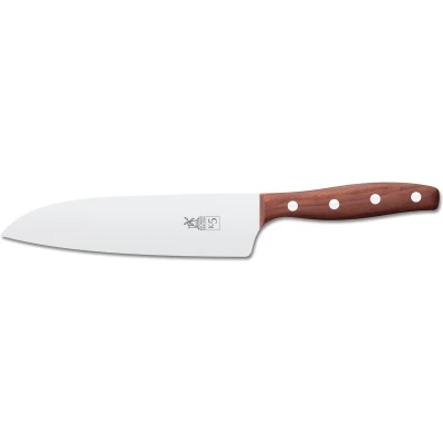Afbeelding van Robert Herder K5 Koksmes XL RVS Licht Gebogen Lemmet 18 cm Heft Pruimenhout