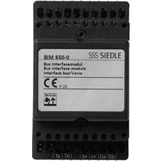 Afbeelding van siedle bus interfacemodule in din rail behuizing voor de verbinding tussen vario en home 200032090 00