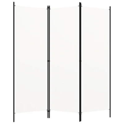 Afbeelding van vidaXL Kamerscherm met 3 panelen 150x180 cm wit