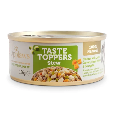 Afbeelding van Applaws Dog Taste Toppers Kip met lam stoofpotje 156 gr. per 12 stuks