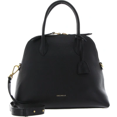 Afbeelding van COCCINELLE Leren Handtas Schoudertas Gladys Handbag Noir Zwart