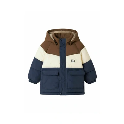 Afbeelding van NAME IT MINI gewatteerde jas donkerblauw