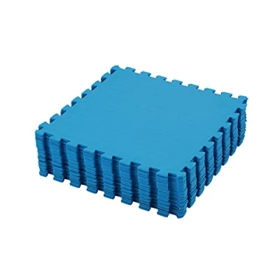 Afbeelding van Meisterhome® Zwembadonderlegmat, zwembadmat, 8 stuks, 2 m², 50 x 0,4 cm, blauw, vloerbeschermingsmat voor het zwembad en kinderbadje, vloerfolie, vloermat, zwembadonderlegger, vloerbescherming