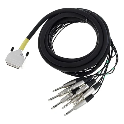 Afbeelding van Cordial Intro multicore D Sub/jack symm 8 voudig, Rean stekker, 5,0m Analoge kabels