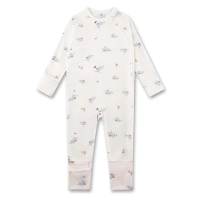 Afbeelding van Sanetta Slapende overall ezel wit