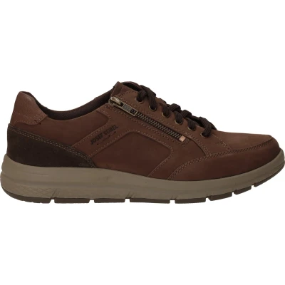 Afbeelding van Josef Seibel Giuseppe Sneakers laag, Heren, Maat: 43, Bruin Nubukleer