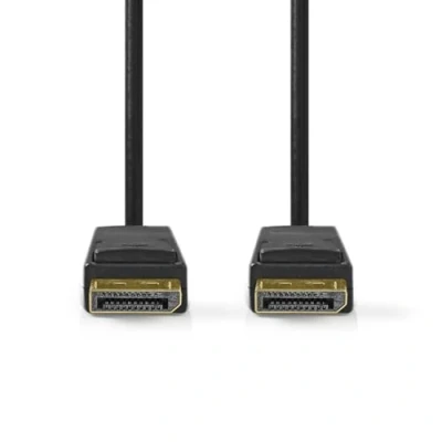 Afbeelding van DisplayPort Kabel Male 8K@60Hz Verguld 2.00 m Rond PVC