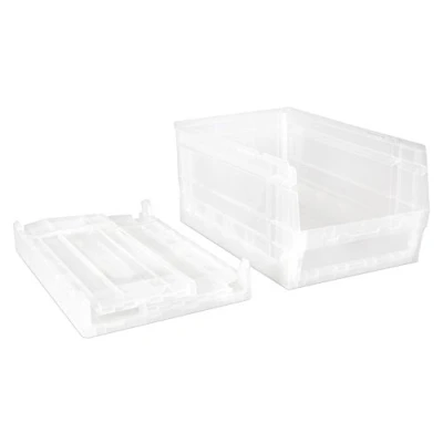 Afbeelding van Tayg 204340 opbergdoos, kunststof, transparant, opvouwbaar, 336 x 216 175 mm