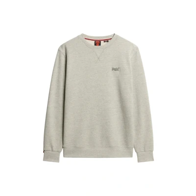 Afbeelding van Superdry Essential LOGO CREW Sweater, Heren, Maat: 3XL, Varsity grey grindle