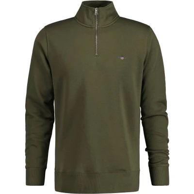 Afbeelding van Gant sweater Heren normale fit groen effen