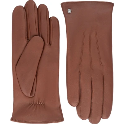 Afbeelding van Roeckl Riga Leren Heren Handschoenen Maat 10 Cognac