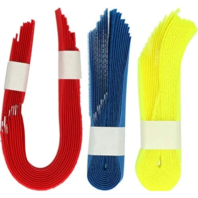 Afbeelding van Excellent Koeherkenningsband Pootbandjes Bandjes met klittenbandsluiting 10 stuks Rood 15 CM breed