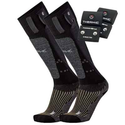 Afbeelding van Therm ic PowerSocks Set Heat Uni + S Pack 1200 verwarmde sokken batterij Spack, zwart, 45 47 (XL)