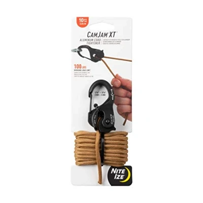 Afbeelding van Nite Ize CamJam XT Aluminium Koord Opspanner met Coyote Paracord van 3 meter