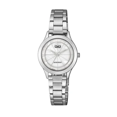 Afbeelding van prachtig Q&amp;Q dames horloge met mooie wijzerplaat QZ05J207Y